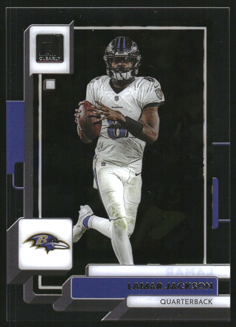 2022 Clearly Donruss #3 Lamar Jackson