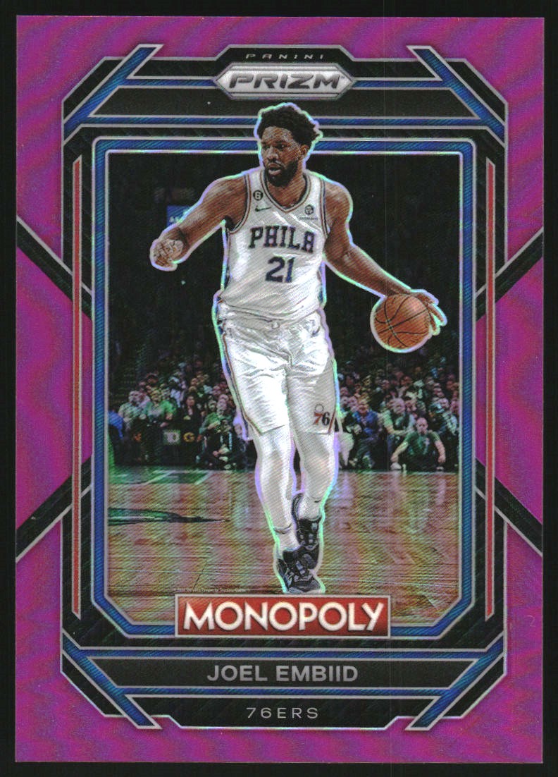 2022-23 Panini Prizm Monopoly Pink #67 Joel Embiid