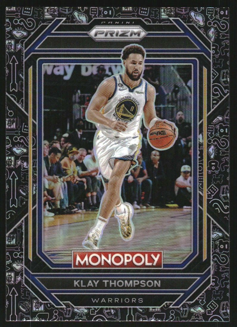 2022-23 Panini Prizm Monopoly Monopoly Black #29 Klay Thompson