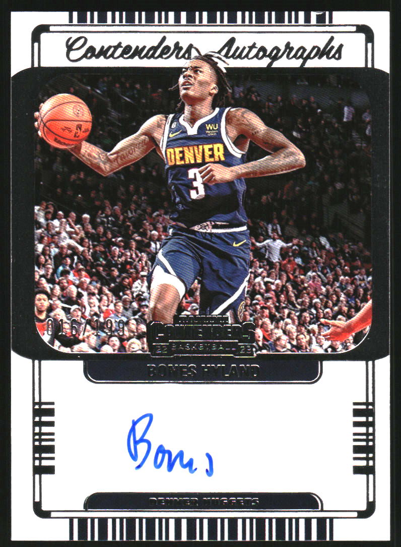 2021-22 Court Kings Rookie Expression Memorabilia #26 Bones Hyland