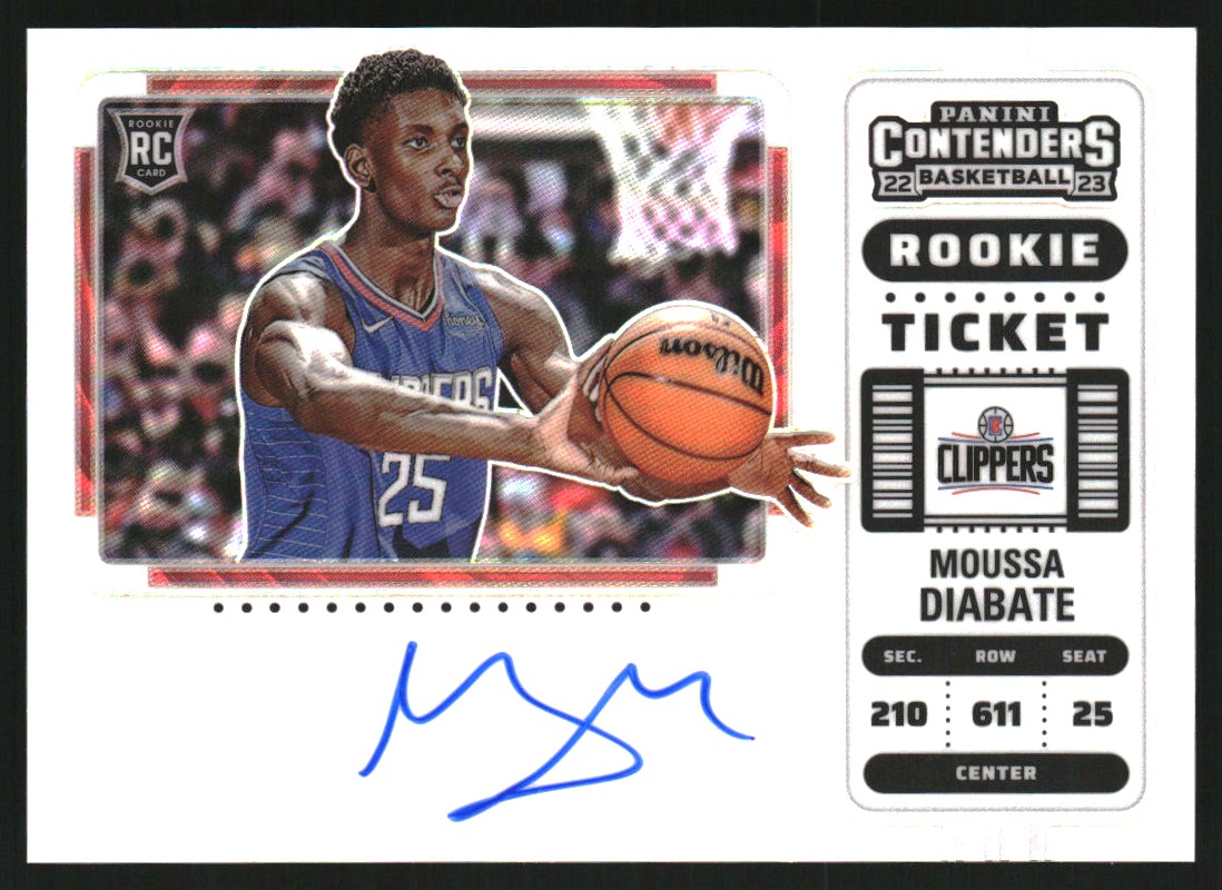 2022-23 Panini Contenders Variations Premium #111 Moussa Diabate
