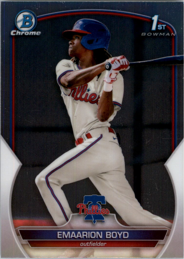 Selección de tarjeta de béisbol Bowman Chrome Prospects 2023 (base) - Imagen 220 de 438