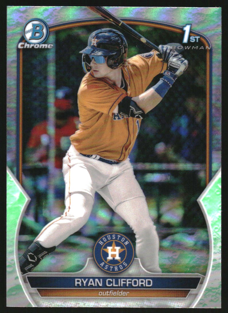2023 Bowman Chrome Prospects Lunar Glow Refractors #BCP10 Ryan Clifford