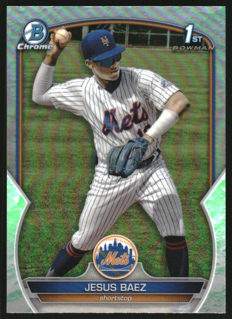 2023 Bowman Chrome Prospects Lunar Glow Refractors #BCP12 Jesus Baez