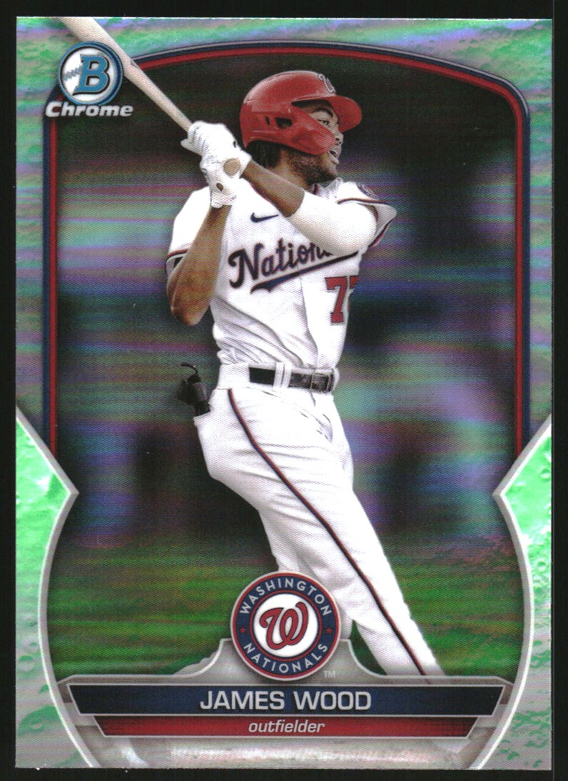 2023 Bowman Chrome Prospects Lunar Glow Refractors #BCP129 James Wood