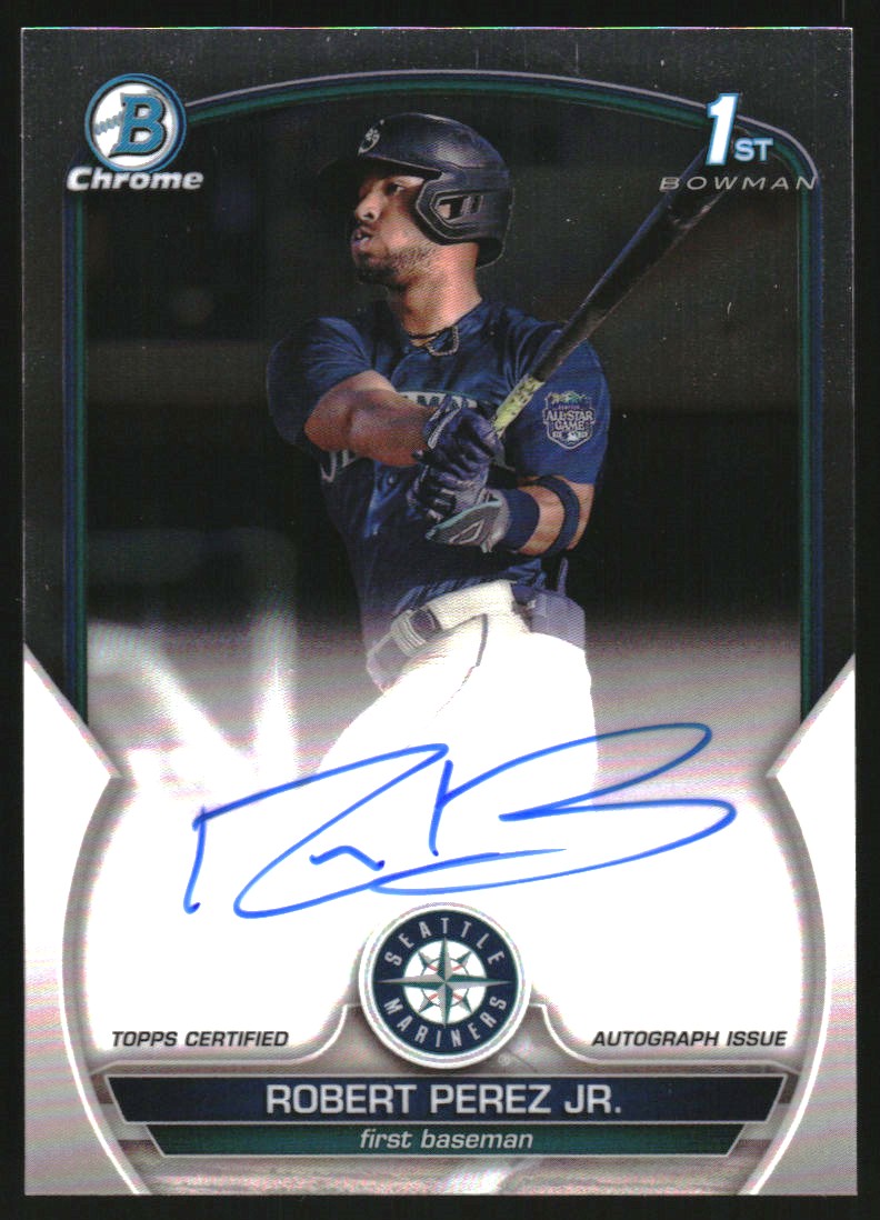 2023 Bowman Chrome Prospect Autographs #CPARP Robert Perez Jr.
