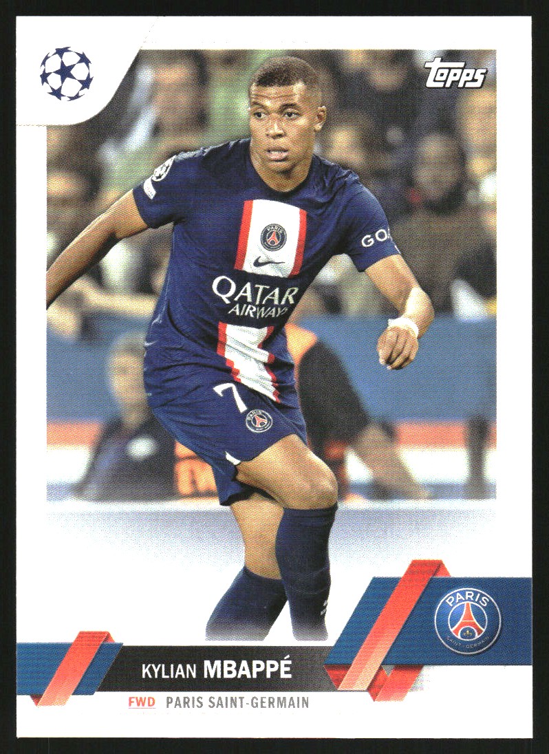 2022 Topps Chrome PSG Kylian Mbappe AUTO /99 #AU-KM CGC AUTH on