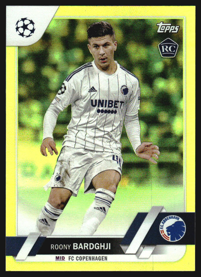 2022 Topps UEFA Japan Edition Orange Mojo Roony Bardghji ROOKIE