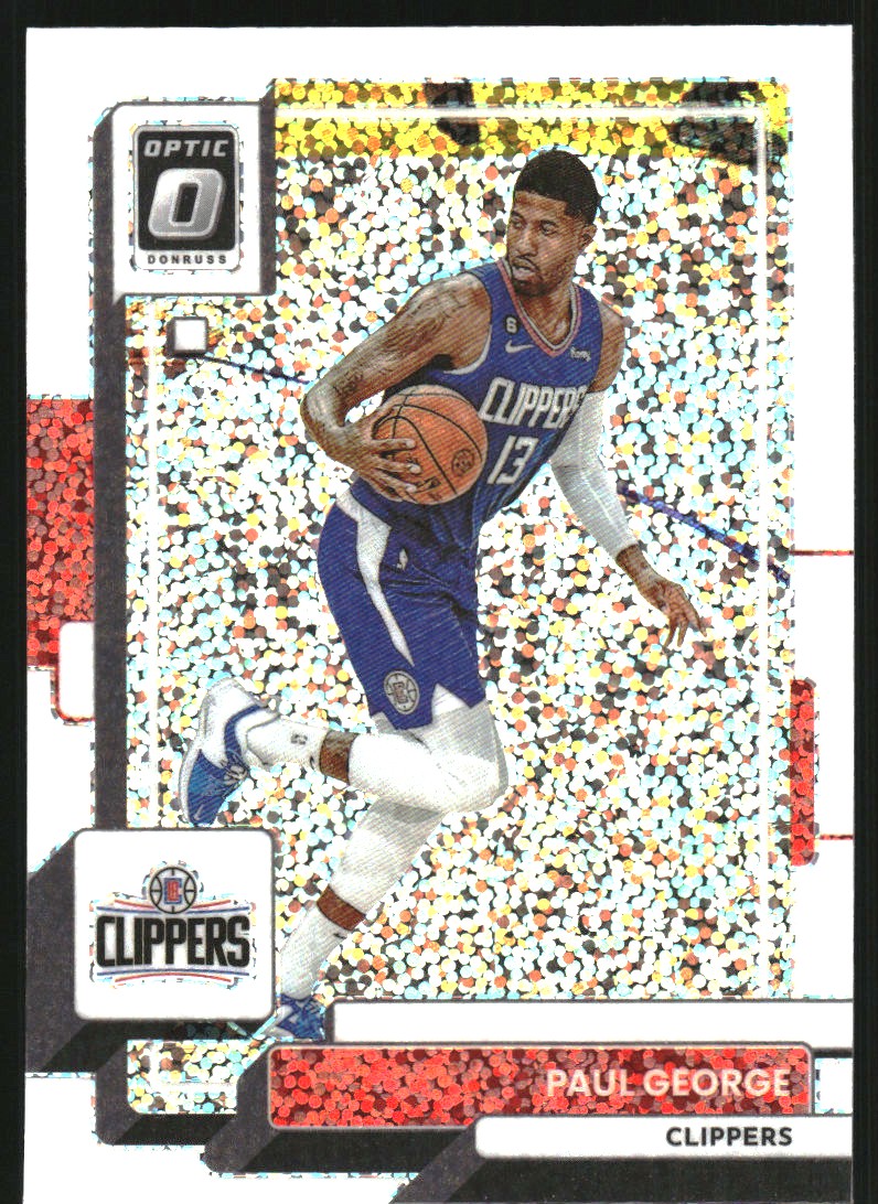 2022-23 Donruss Optic White Sparkle #110 Paul George