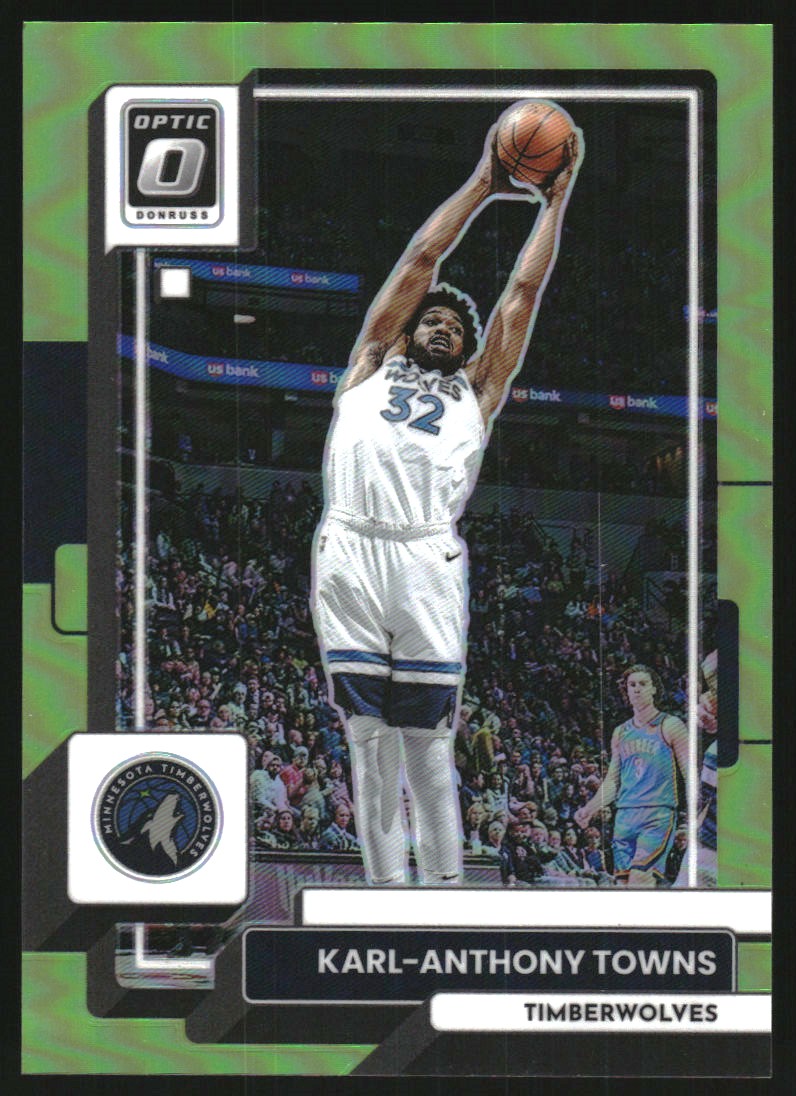 2022-23 Donruss Optic Lime Green #50 Karl-Anthony Towns