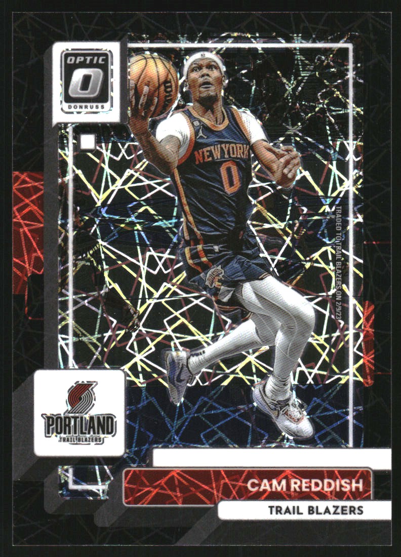 2022-23 Donruss Optic Black Velocity #30 Cam Reddish