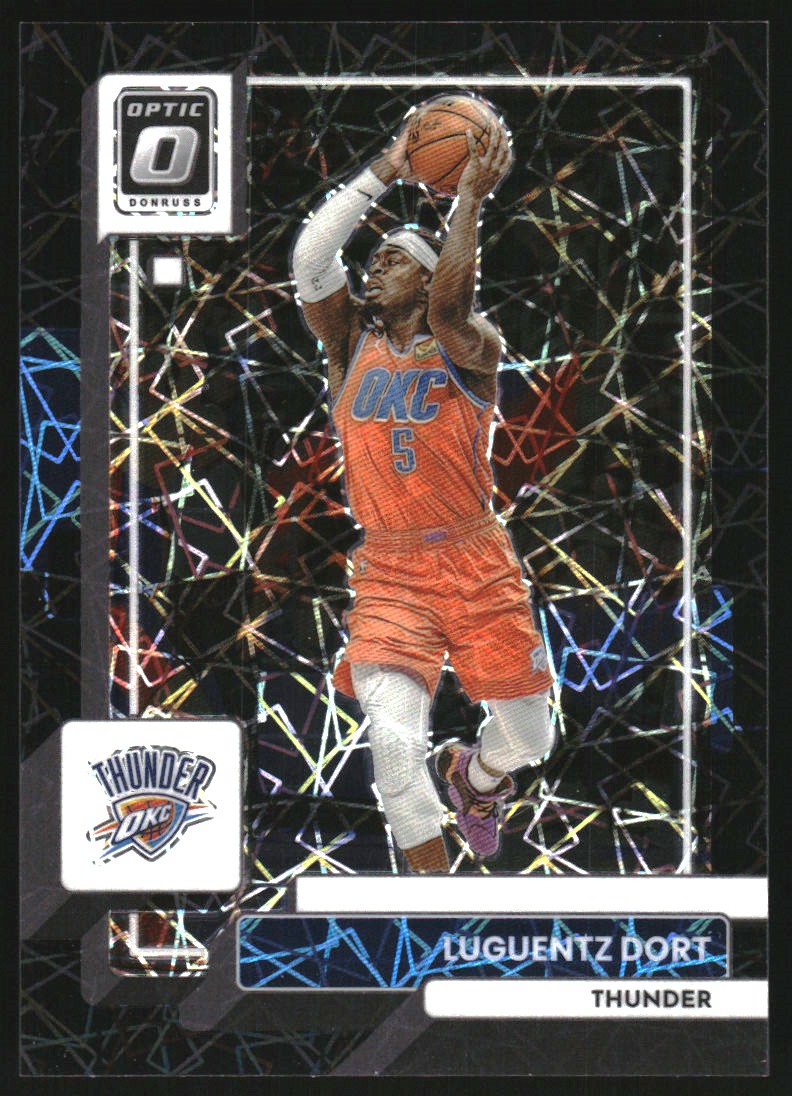 2022-23 Donruss Optic Black Velocity #39 Luguentz Dort