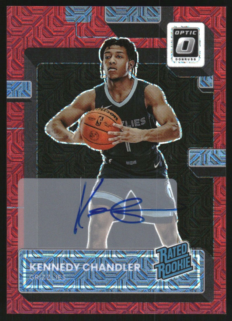 2022-23 Donruss Optic Rated Rookies Signatures Choice #219 Kennedy Chandler
