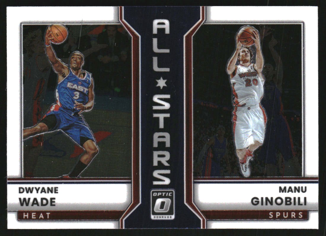 2022-23 Donruss Optic All-Stars #18 Dwyane Wade/Manu Ginobili