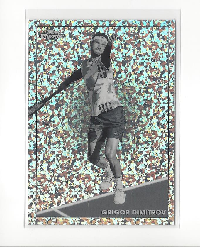 2021 Topps Chrom Tennis schwarz/weiß Mini Diamant Refraktor Singles - Sie haben die Wahl - Bild 11 von 54