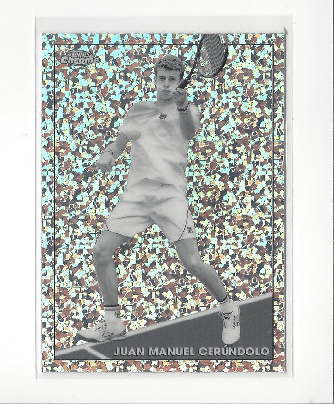 2021 Topps Chrom Tennis schwarz/weiß Mini Diamant Refraktor Singles - Sie haben die Wahl - Bild 40 von 54