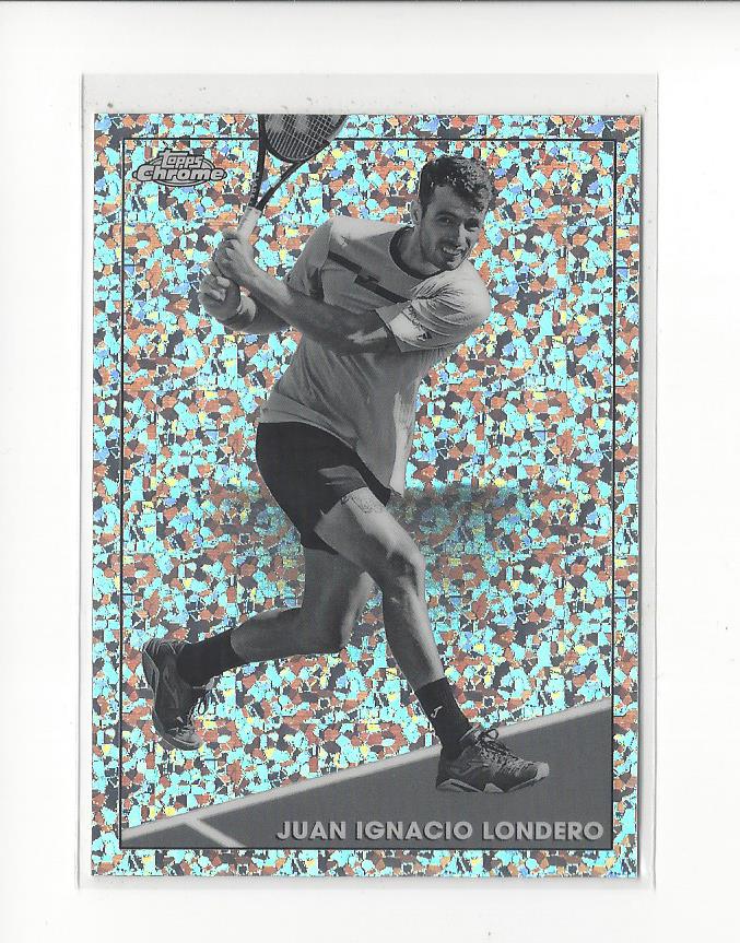 2021 Topps Chrom Tennis schwarz/weiß Mini Diamant Refraktor Singles - Sie haben die Wahl - Bild 46 von 54