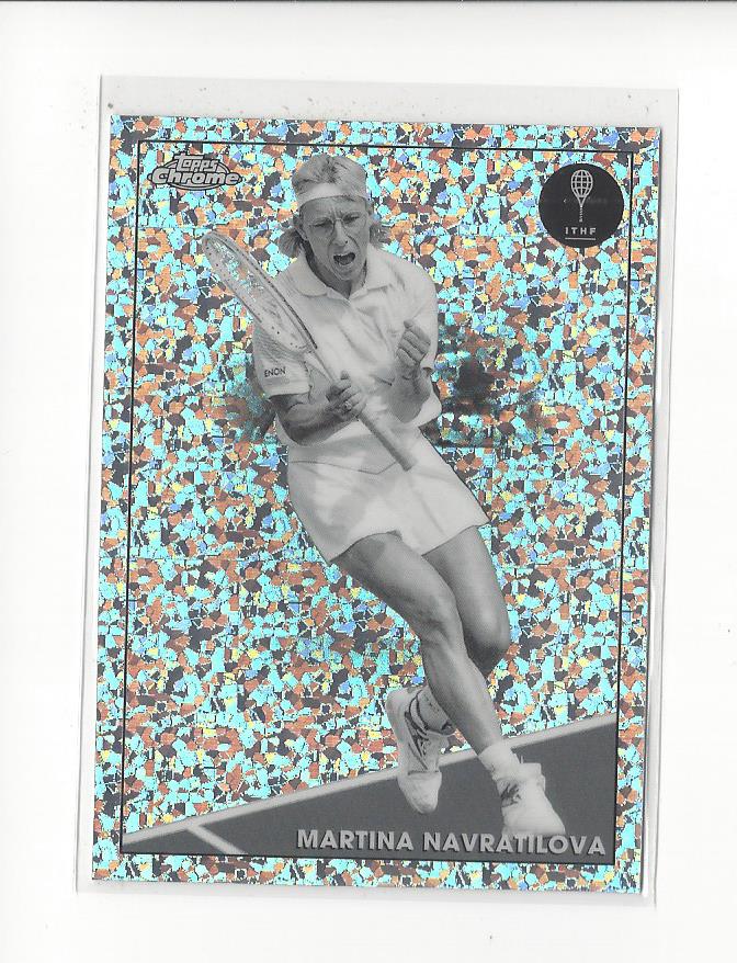 2021 Topps Chrom Tennis schwarz/weiß Mini Diamant Refraktor Singles - Sie haben die Wahl - Bild 54 von 54