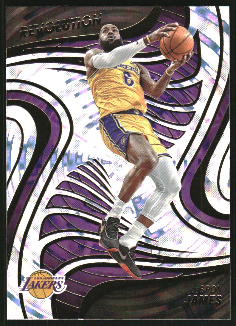 2022-23 Panini Revolution Fractal #58 LeBron James