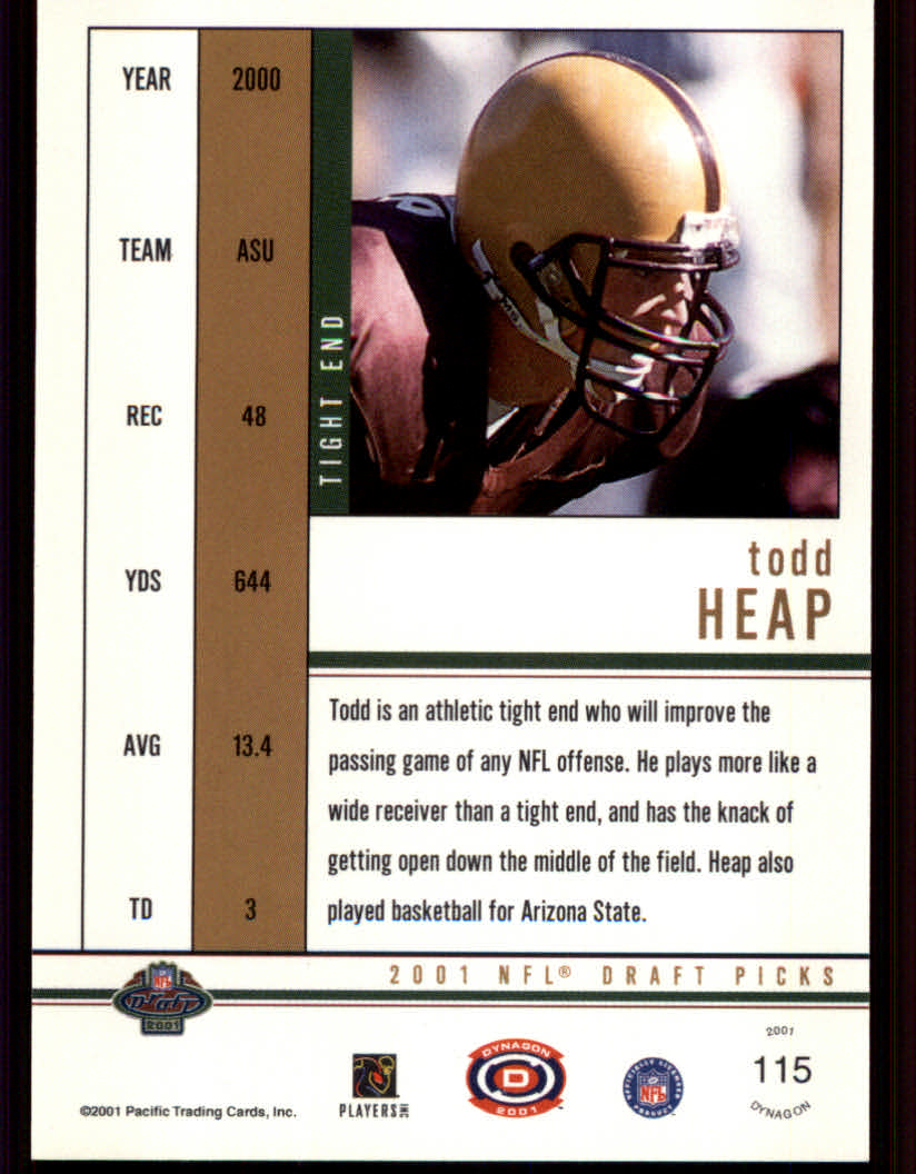 2001 Dynagon (Pacific) Football Cards - Picture 77 of 135