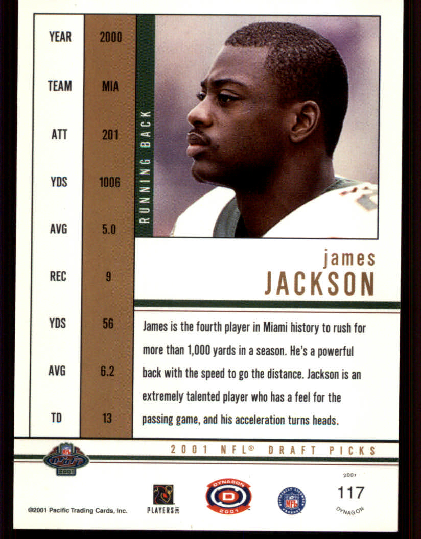 2001 Dynagon (Pacific) Football Cards - Picture 81 of 135
