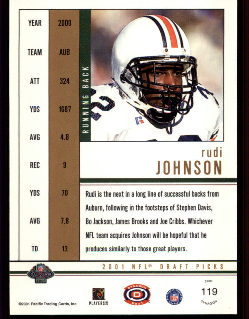 2001 Dynagon (Pacific) Football Cards - Picture 83 of 135