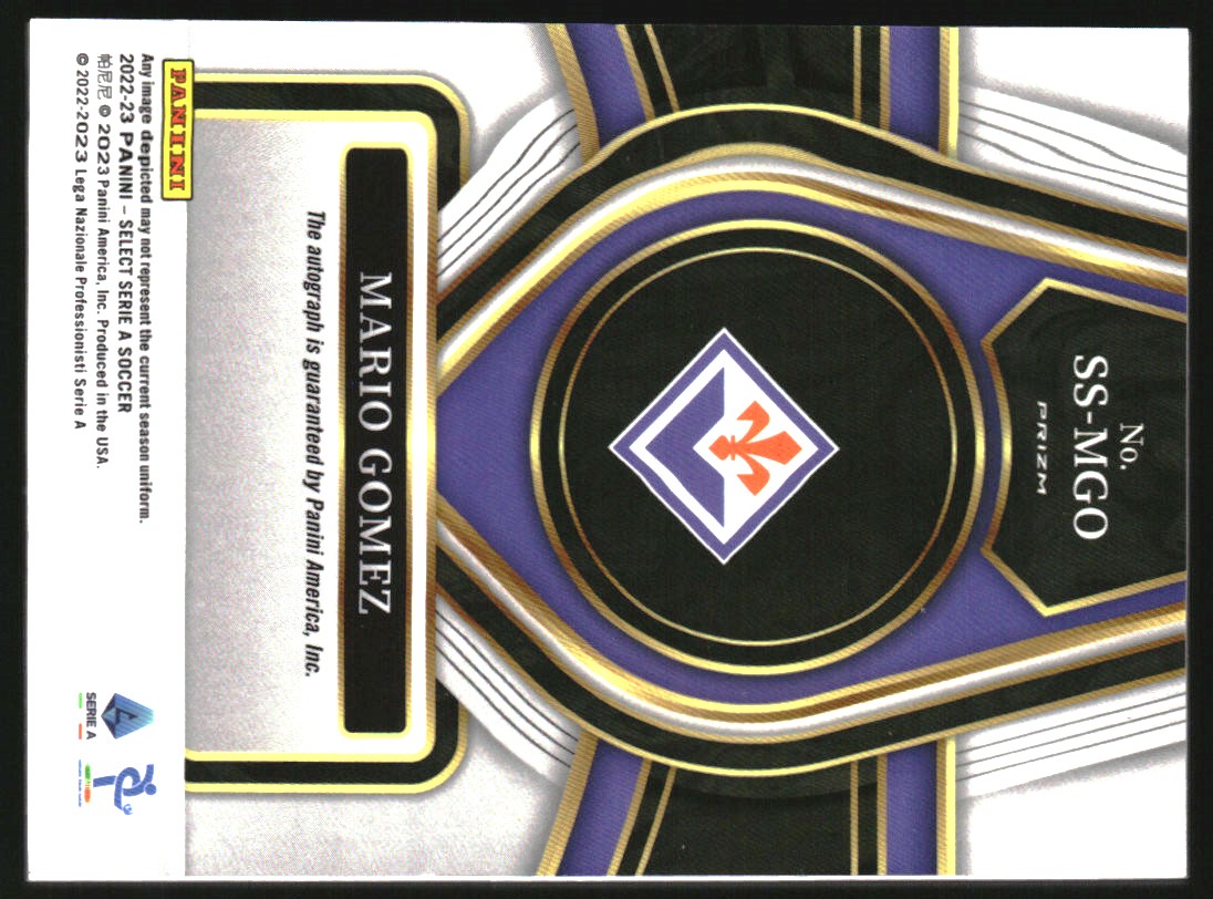 2022-23 Select Serie A Select Signatures #27 Mario Gomez