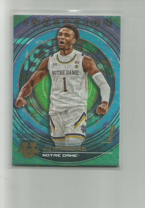 2022-23 Bowman Inception University Aqua Foil V1 #86 JJ Starling