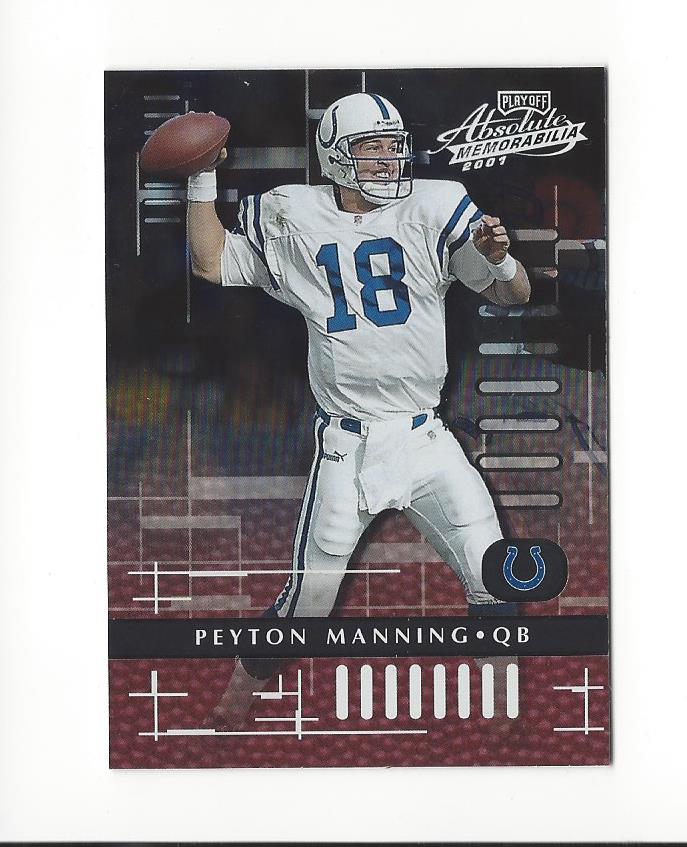 2001 Absolute Memorabilia #39 Peyton Manning