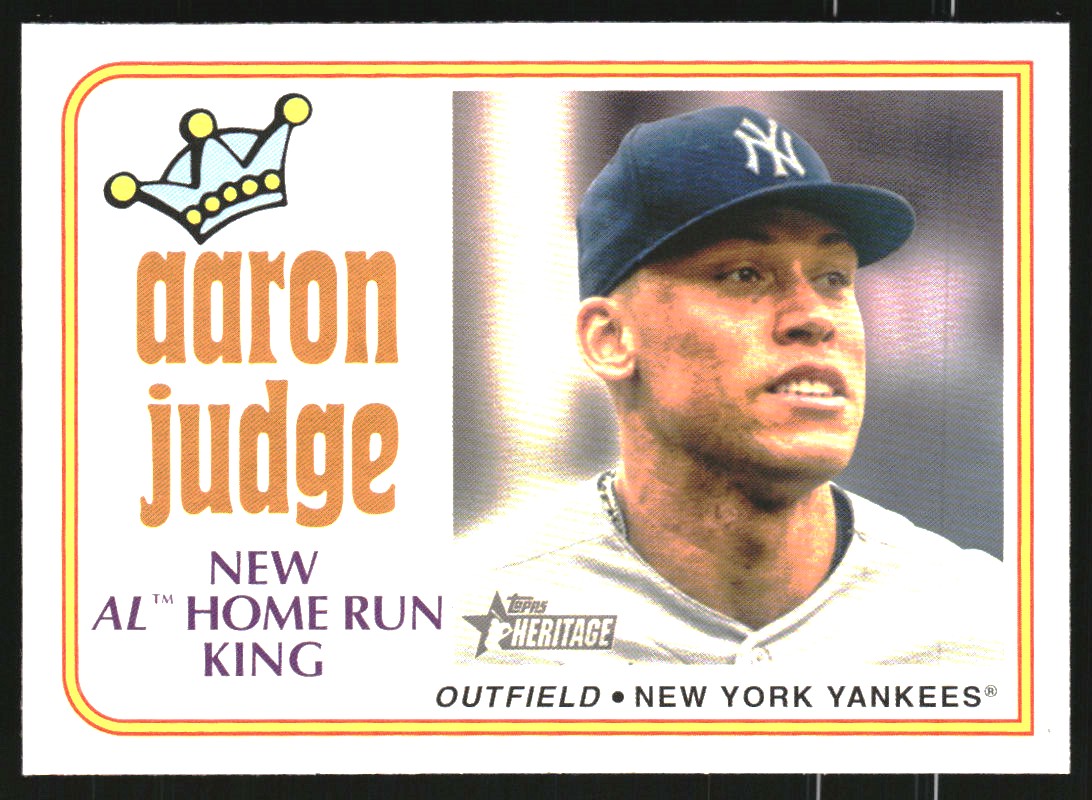 2023 Topps Heritage #1 Aaron Judge TRIBUTE - NM-MT - Burbank