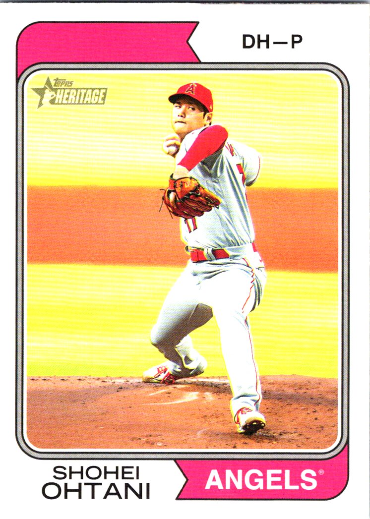 ohtani shohei topps heritage プリントサイン セット Topps Heritage 