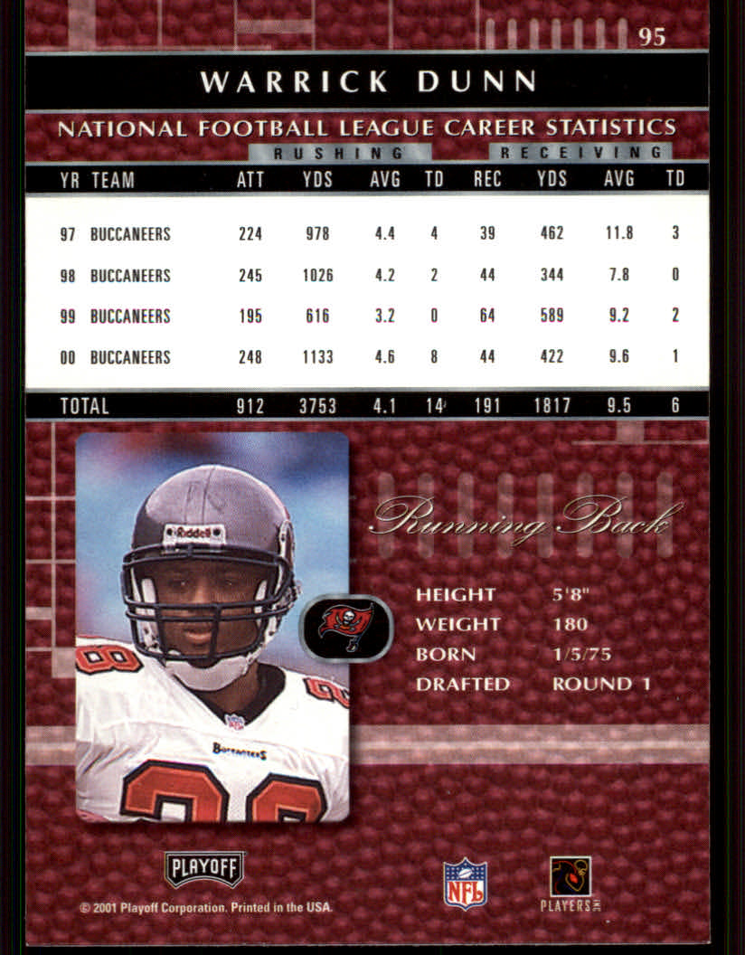 2001 Absolute Memorabilia (Playoff) Football Cards - Picture 41 of 92