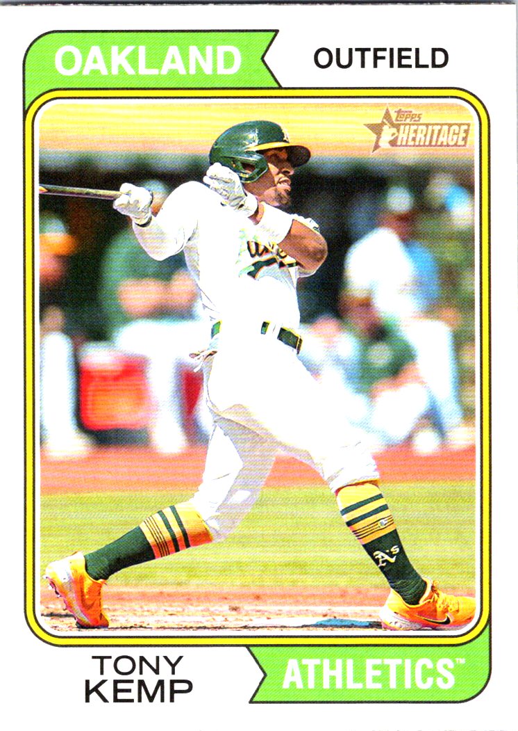  2023 Topps # 130 Tony Kemp Oakland Athletics (Baseball