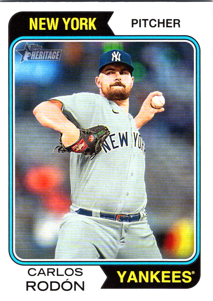  2023 Topps # 274 Carlos Rodon New York Yankees