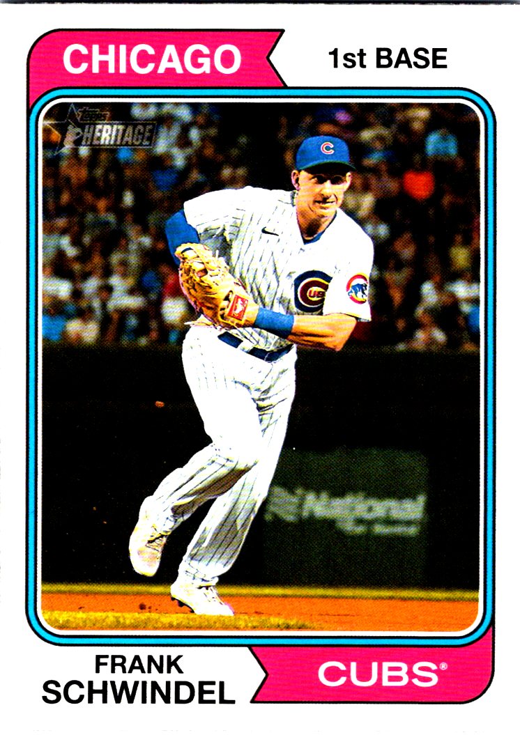 2023 TOPPS FRANK SCHWINDEL CHICAGO CUBS #249