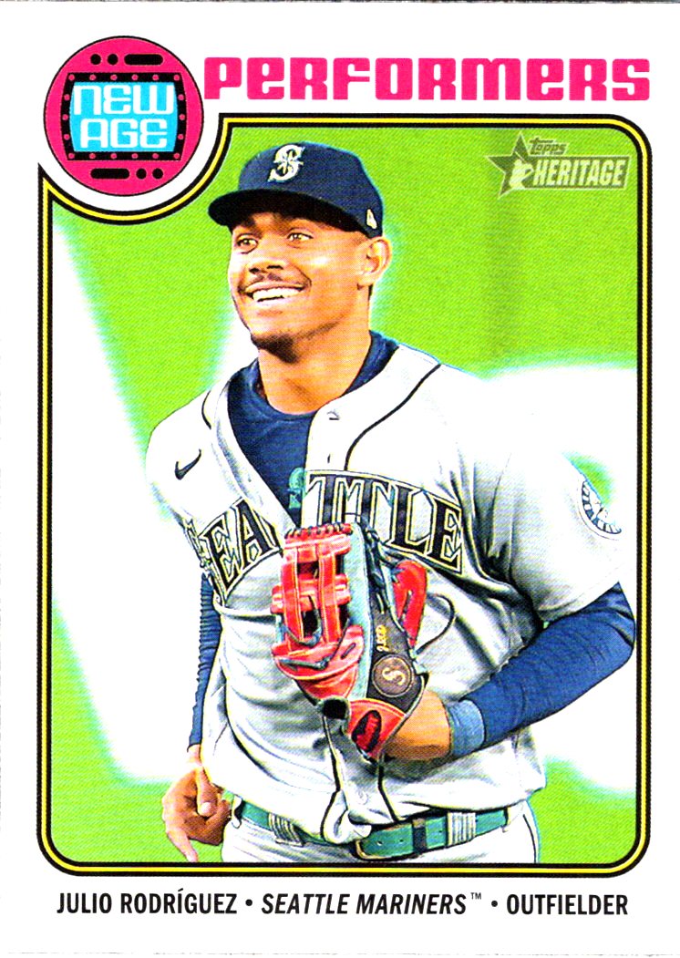 2023 Topps Heritage New Age Performers #NA5 Julio Rodriguez - NM