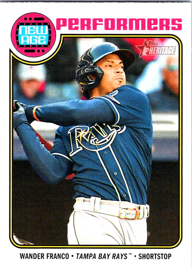 2023 Wander Franco Topps Heritage New Age Performer #NA23