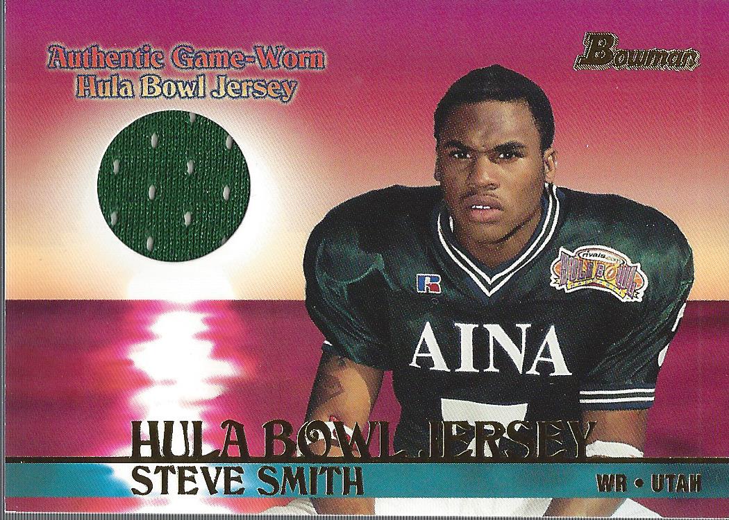 2001 Bowman Rookie Relics #BJSS Steve Smith I