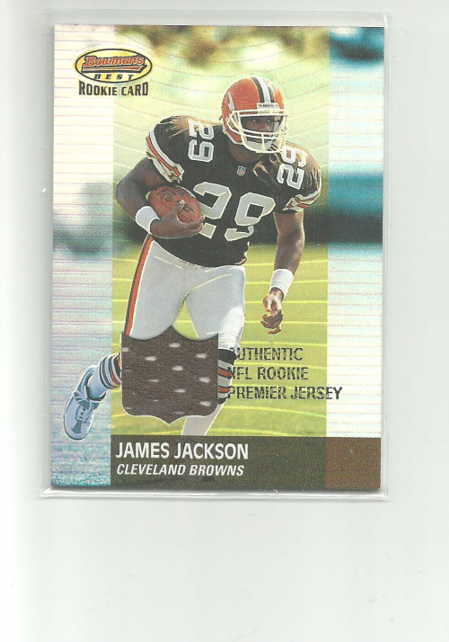 2001 Bowman's Best #119 James Jackson JSY RC