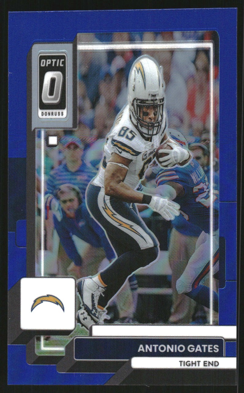 2022 Donruss Optic Blue #114 Antonio Gates