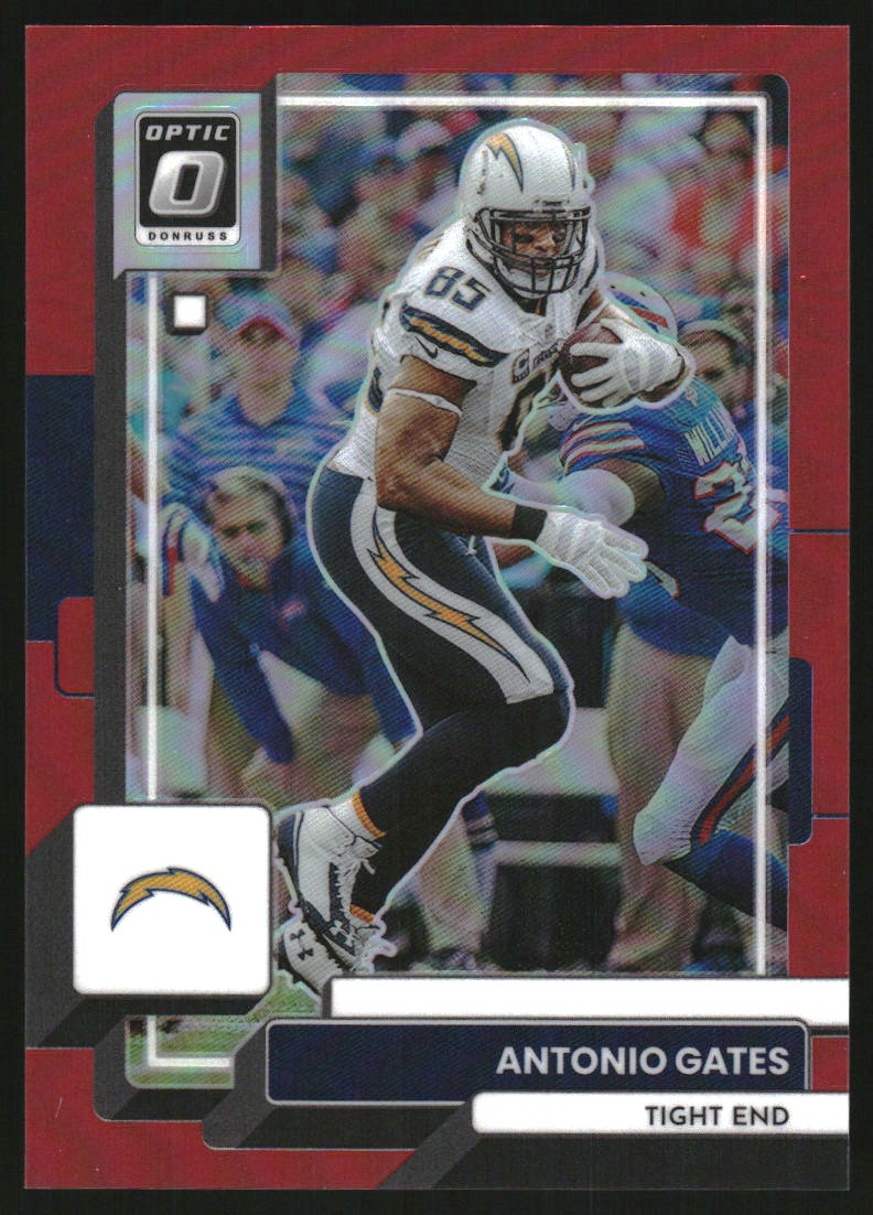 2022 Donruss Optic Red #114 Antonio Gates