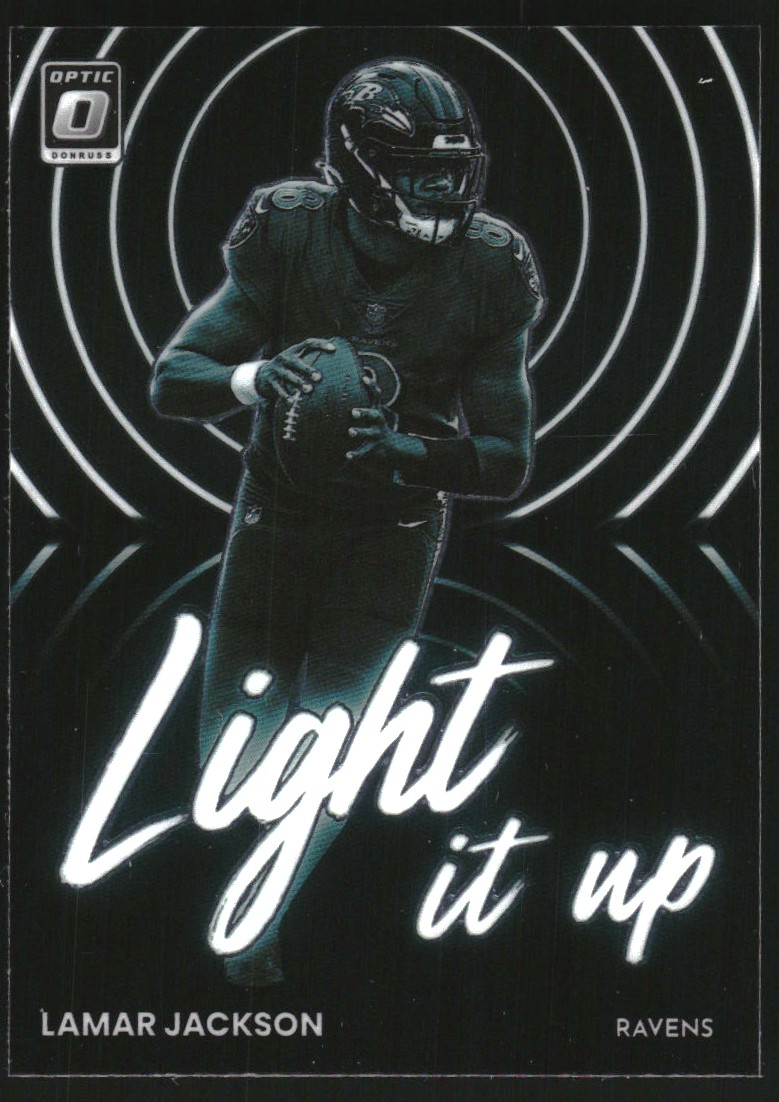 2022 Donruss Optic Light it Up #1 Lamar Jackson