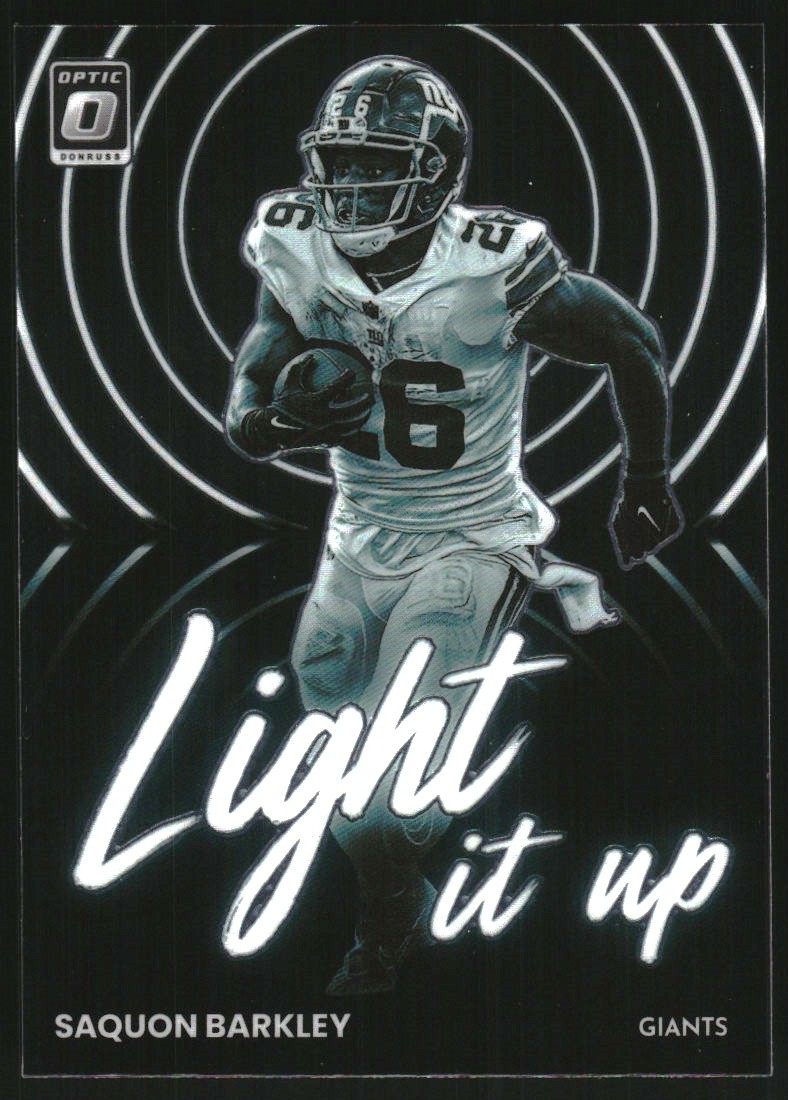 2022 Donruss Optic Light it Up #10 Saquon Barkley