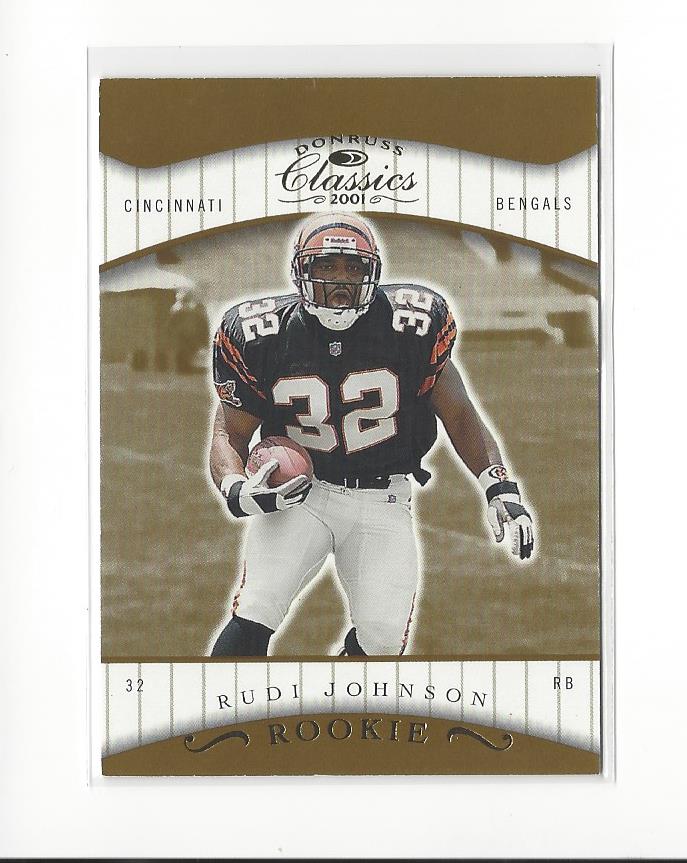2001 Donruss Classics #117 Rudi Johnson RC