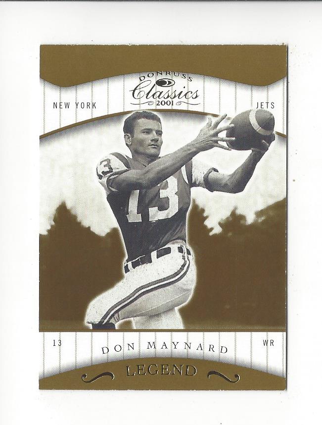 2001 Donruss Classics #184 Don Maynard