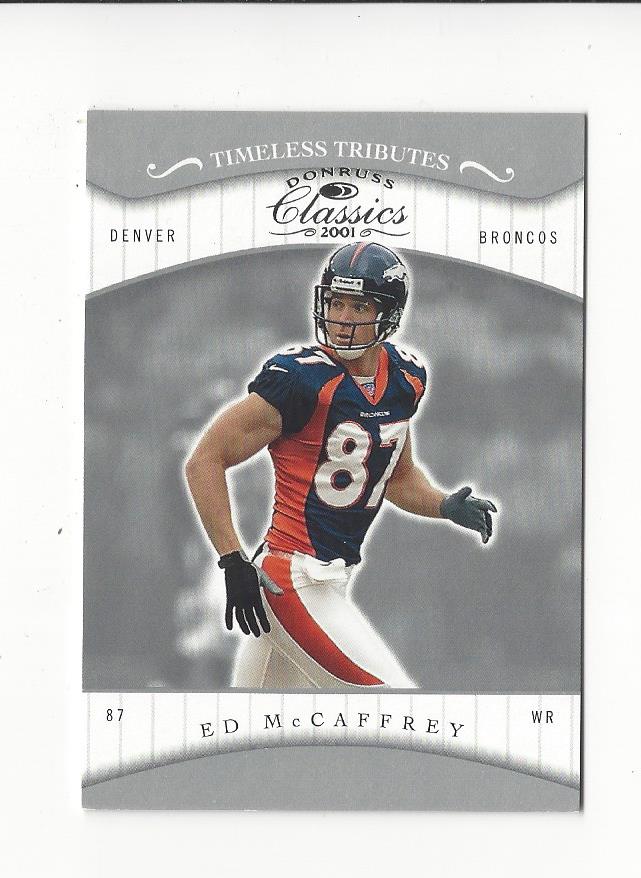 2001 Donruss Classics Timeless Tributes #25 Ed McCaffery