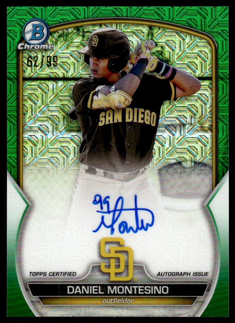 大谷翔平　bowman mega box green 2023 Bowman Chrome Mega Box Autographs Green Ref #BMADM