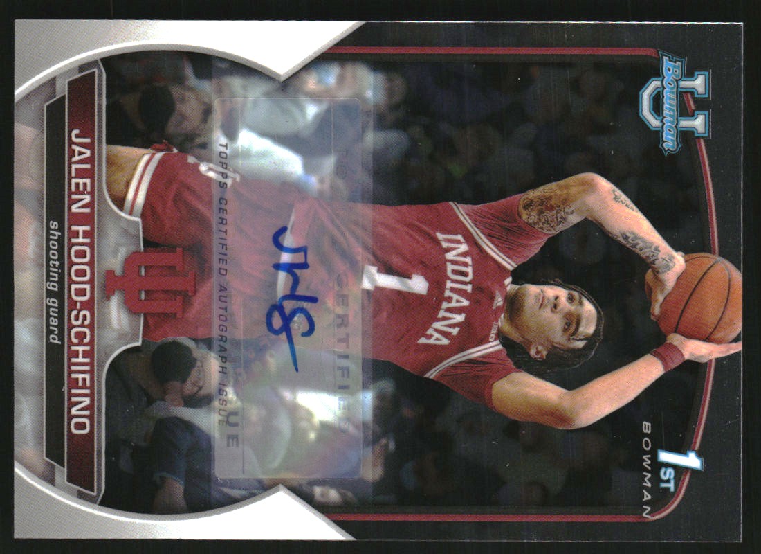 2022-23 Bowman Chrome University Prospect Autographs #57 Jalen Hood-Schifino