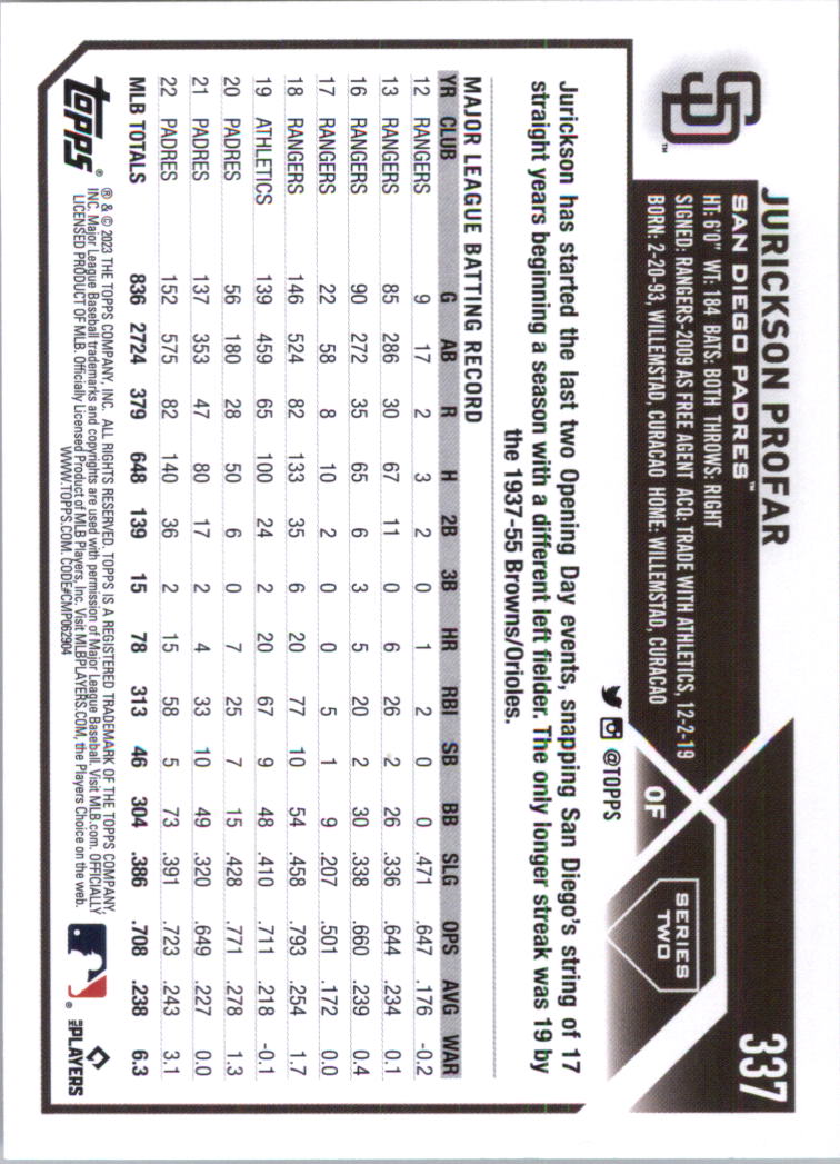 2023 Topps Baseball Card Pick (Base) 251-509 - Picture 175 of 495