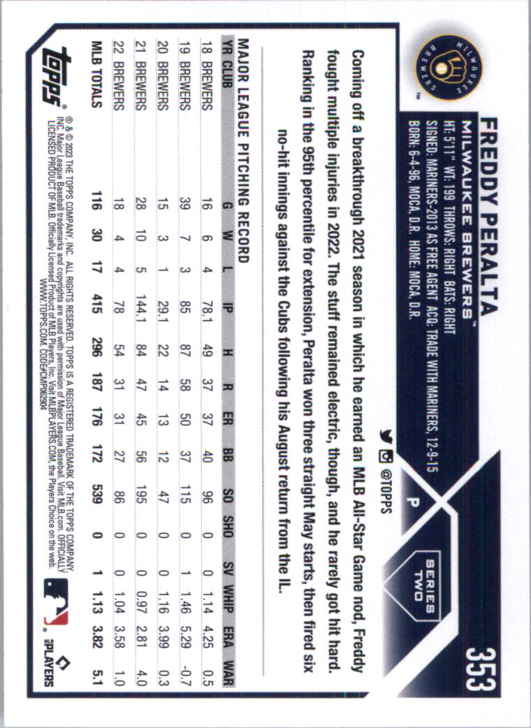 2023 Topps Baseball Card Pick (Base) 251-509 - Picture 201 of 495
